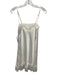 Show Me Your Mumu Size XXS White Nylon Blend Lace Trim Mini Bow Applique Dress White / XXS
