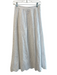 OPT Size 0 White Cotton Side Zip Lace Overlay Maxi Below knee Skirt White / 0
