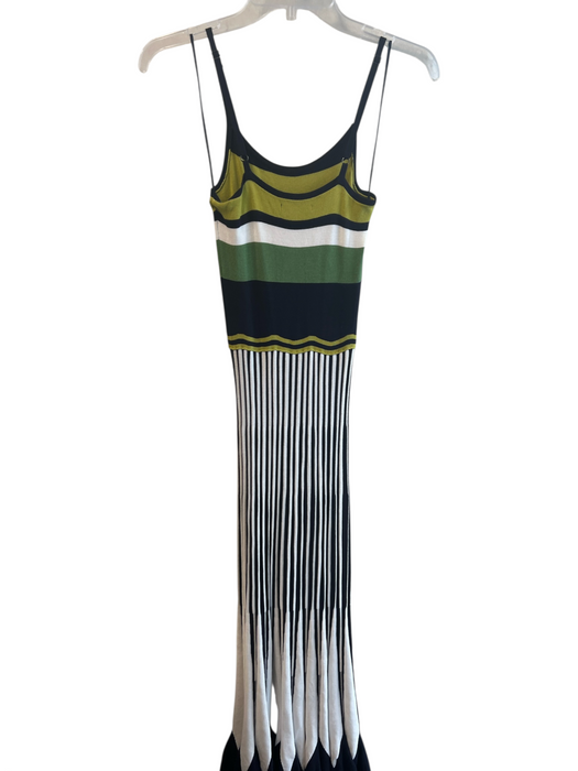 Maeve Size XXS Multi Color Viscose Spaghetti Strap Knit Striped Dress Multi Color / XXS