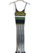 Maeve Size XXS Multi Color Viscose Spaghetti Strap Knit Striped Dress Multi Color / XXS