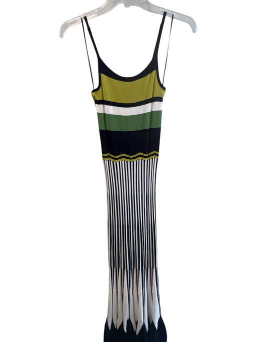 Maeve Size XXS Multi Color Viscose Spaghetti Strap Knit Striped Dress Multi Color / XXS