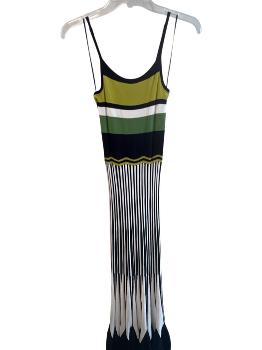 Maeve Size XXS Multi Color Viscose Spaghetti Strap Knit Striped Dress Multi Color / XXS