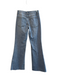 Good American Size 24 Light Wash Cotton Button Fly Low Rise 5 Pocket Flare Jeans Light Wash / 24