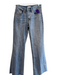 Good American Size 24 Light Wash Cotton Button Fly Low Rise 5 Pocket Flare Jeans Light Wash / 24