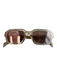 Chief Saint Owen Brown Green Acrylic Square Brown Lens Thick Sunglasses Brown Green