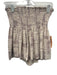 Koch Size XS Beige & Purple Polyester Shirred Waist Bandana Paisley Flowy Shorts Beige & Purple / XS
