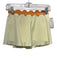 WISKII Size S Yellow & Orange Nylon Blend scallop trim built in shorts Skirt Yellow & Orange / S