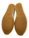 M. Gemi Shoe Size 36.5 Beige & White Leather Low Top lace up Gum Sole Sneakers Beige & White / 36.5