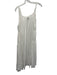 Kourt Size XS White Rayon Blend Sleeveless Lace Trim Slip Inc Dress White / XS