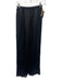 Sorella Size XS Black Polyester Blend Satin Elastic Waist Lace Detail Pants Black / XS