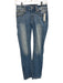 Miss Me Size 23 Light Wash Cotton Denim Low Rise Top stitch Faded Boot Jeans Light Wash / 23