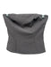 Sasha Therese Size XXS Gray Polyester Blend Mid Rise Strapless Trouser Pants Set Gray / XXS