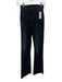 Mother Size 23 Black Wash Cotton Denim High Rise Zip & Button Fitted Jeans Black Wash / 23