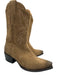 Tecovas Shoe Size 6.5 Tan Suede Pointed Toe Embroidered Cow Boy Boots Tan / 6.5