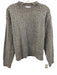 CAARA Size XS Gray Wool Cable Knit Ribbed Hem Pullover Sweater Gray / XS