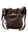 Hobo Brown Pebbled Leather Gold hardware bucket Crossbody Bag Brown / M