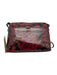 Patricia Nash Red & Black Leather Floral Crossbody Bag Red & Black / M