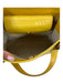 Kate Spade Yellow Embossed Leather 2 Handles Button Close Square Bag Yellow / M