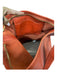 Coach Orange Leather One Handle Zip Close Bucket Bag Orange / M