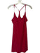 Outdoor Voices Size L Red Nylon Blend Racerback built in shorts Athletic Dress Red / L