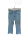 Just Black Denim Size 25 Light Wash Cotton Blend High Waist Flare Raw Hem Jeans Light Wash / 25