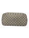 Louis Vuitton Cream, Blue, Brown Coated Canvas Top Handle Checkered Tote Bag Cream, Blue, Brown / MM