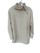 Athleta Oatmeal Polyester Blend Tunic Heathered Fleece Lined Athletic Pullover Oatmeal / S