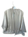 Worth Size S Silver Long Sleeve Drawstring Neck Metallic Jacket Silver / S