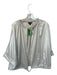 Worth Size S Silver Long Sleeve Drawstring Neck Metallic Jacket Silver / S