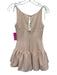 Fait Par Foutch Size XXS red & cream Polyester Blend Spaghetti Strap Tulle Dress red & cream / XXS