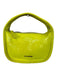 Staud Neon Yellow Patent Leather Top Handle Bag Neon Yellow / XS