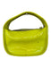 Staud Neon Yellow Patent Leather Top Handle Bag Neon Yellow / XS