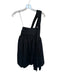 Aje Size 4 Black Cotton Babydoll Spaghetti Strap Belt Inc. Mini Dress Black / 4
