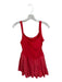FP Movement Size S Red Polyester Blend Pleated Built in Bra Athletic Dress Red / S