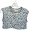 Loveshackfancy Size XS Purple & White Cotton Cropped Floral Muscle Tank Top Purple & White / XS