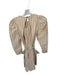 Ulla Johnson Size 0 Tan & Mauve Shell & Metal Gold Stripe Sleeve Belt Inc Romper Tan & Mauve / 0