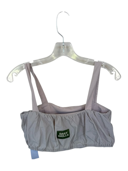 Daily Drills Size XS Dusty Purple Nylon Built in bra bubble Thick Strap Top Dusty Purple / XS