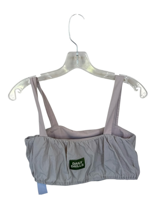 Daily Drills Size XS Dusty Purple Nylon Built in bra bubble Thick Strap Top Dusty Purple / XS