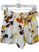 Aje Size 4 White & yellow Linen & Rayon Floral Belt Inc Buckle Shorts White & yellow / 4
