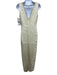 Aidan Mattox Size 2 Ivory Polyester Beaded Sleeveless Gown Ivory / 2