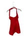 Maeve Size S Red Cotton Blend Halter Neck Back Zip Dress Red / S