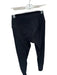 Set Active Size M Black Nylon Blend High Waist Solid Athletic Leggings Black / M