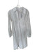 Lilly Pulitzer Size 6 White Cotton Long Sleeve Eyelet Button Down Belted Dress White / 6