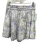 En Saison Size M Blue & Multi Cotton Zip Side Mini Floral Print Pockets Skirt Blue & Multi / M