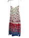 Banjanan Size M Cream & Multi Cotton floral print Sleeveless Zip Back Midi Dress Cream & Multi / M