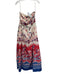 Banjanan Size M Cream & Multi Cotton floral print Sleeveless Zip Back Midi Dress Cream & Multi / M