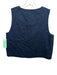 Zara Size S Navy Cotton Button Front slit pockets Sleeveless Vest Navy / S