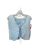 Daily Drills Size XS/S Baby Blue Viscose Blend Tie Detail Boxer Style Short Set Baby Blue / XS/S