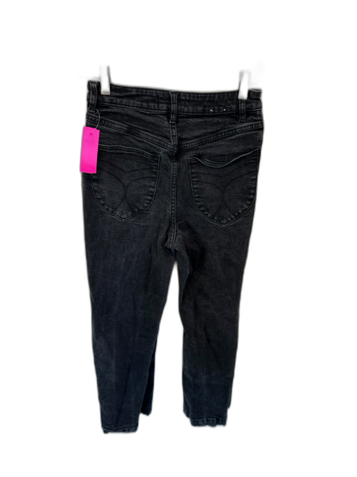 Rolla's Size 27 Black Cotton High Waisted Wide Leg Jeans Black / 27
