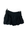 Zara Size Small Black Polyester Blend Bubble Hem Pleated Skort Black / Small
